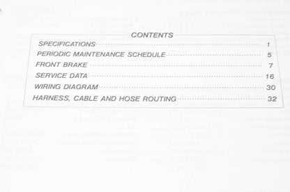 OEM Suzuki 99501-42040-03E DR/SP250 Supplementary Service Manual