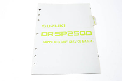 OEM Suzuki DR/SP250D Supplementary Service Manual
