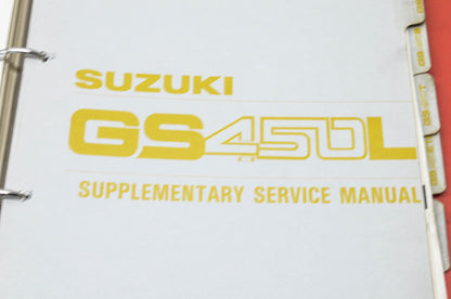 OEM Suzuki 99500-34021-03E GS450E/L 1979-8 Serv. Manual