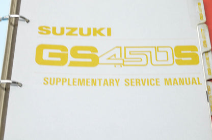 OEM Suzuki 99500-34021-03E GS450E/L 1979-8 Serv. Manual