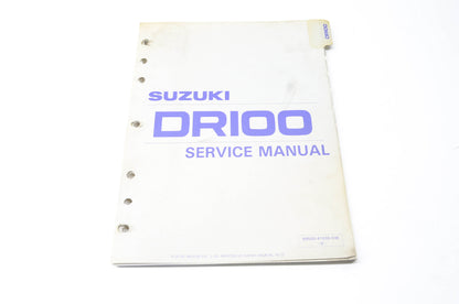 OEM Suzuki 99500-41030-03E DR100 1983-90 Service Manual