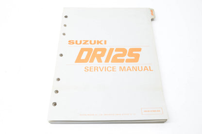 OEM Suzuki 99500-41080-03E DR125 1986-88 Service Manual