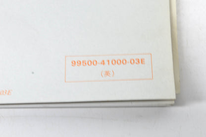 OEM Suzuki 99500-41000-03E DR/SP125 1982-8 Serv. Manual