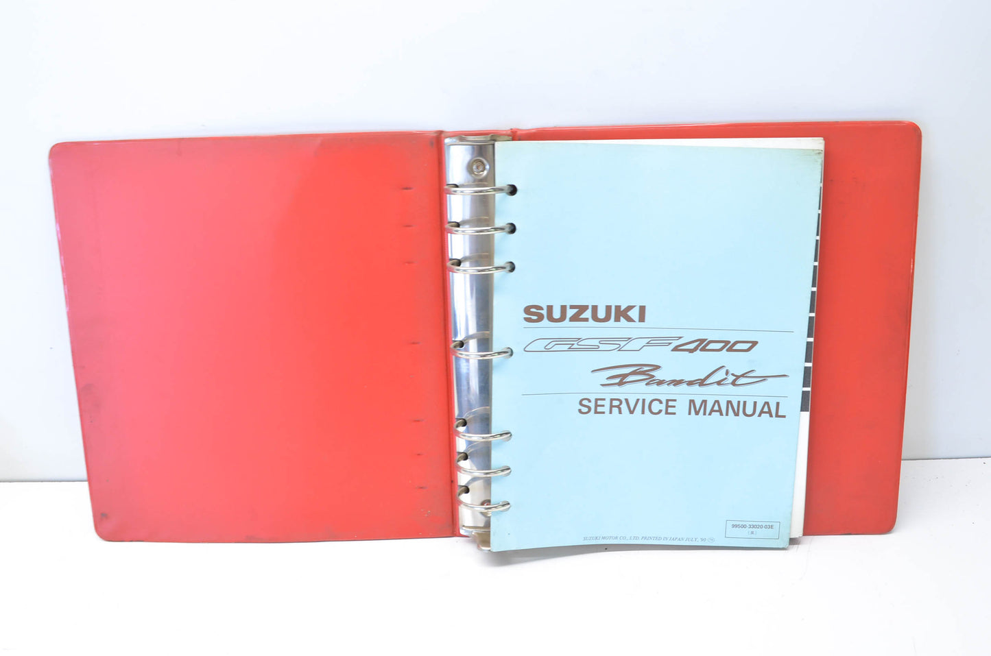 OEM Suzuki 99500-33020-03E GSF400M 1991-92 Serv. Manual