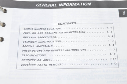 OEM Suzuki 99500-33020-03E GSF400M 1991-92 Serv. Manual