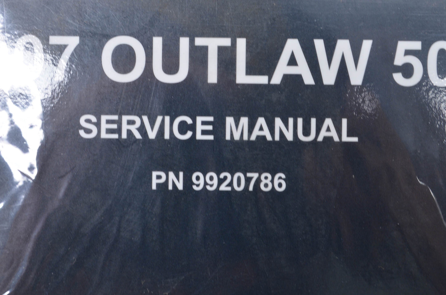 OEM Polaris 9920786 Service Manual 07 Outlaw NOS