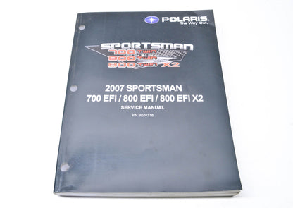 OEM Polaris 9920378 Service Manual 07 Sportsman 700/800 EFI
