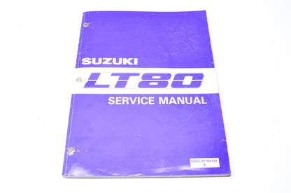 OEM Suzuki 99500-20159-01E Service Manual LT80 1987-2006
