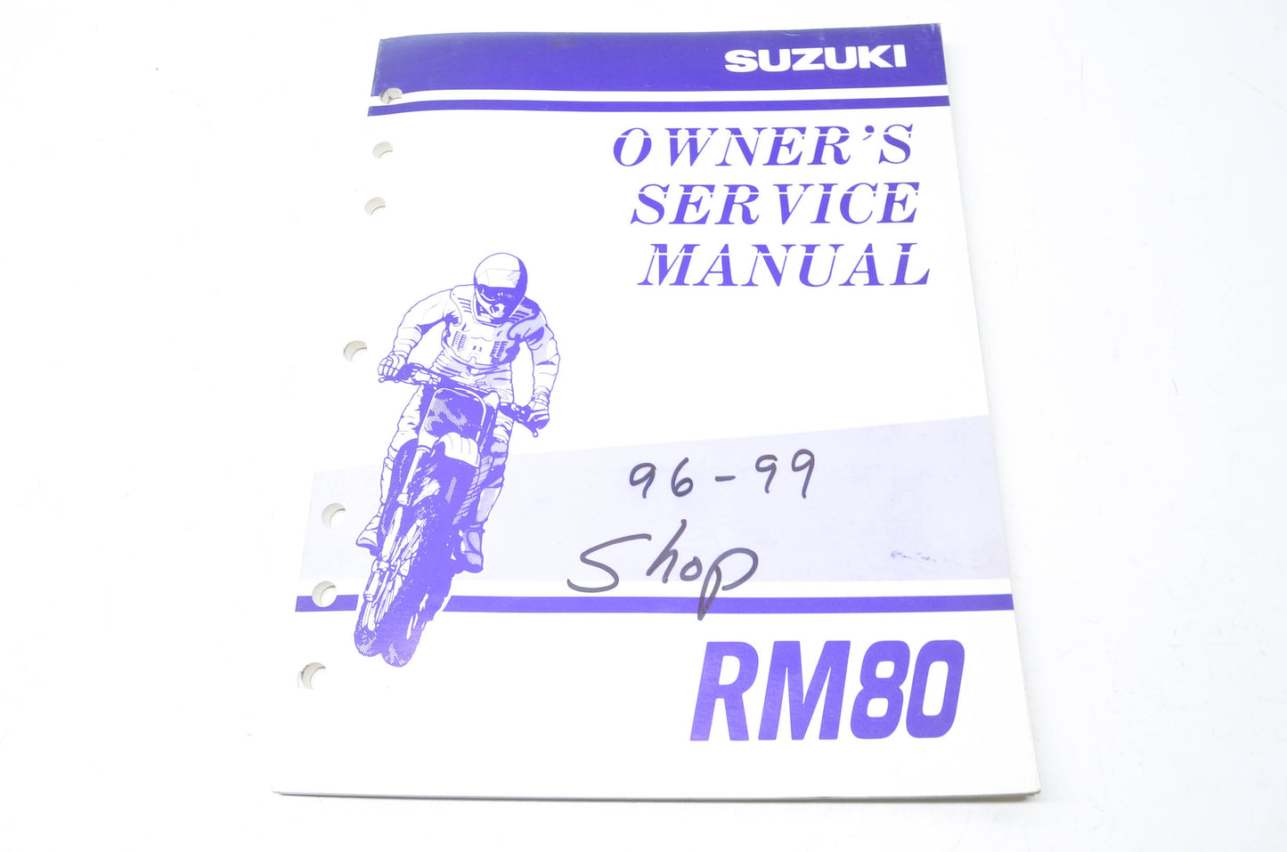 OEM Suzuki 99011-02B74-03A Owner's Manual RM80X 1998
