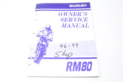 OEM Suzuki 99011-02B74-03A Owner's Manual RM80X 1998