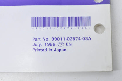OEM Suzuki 99011-02B74-03A Owner's Manual RM80X 1998