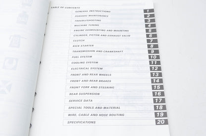 OEM Suzuki 99011-02B70-03A Owner's Manual RM80
