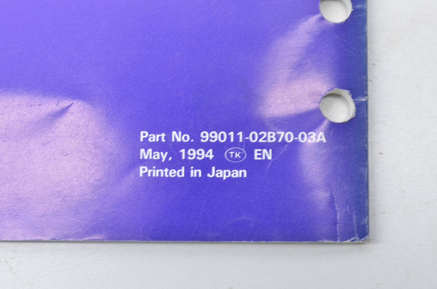 OEM Suzuki 99011-02B70-03A Owner's Manual RM80