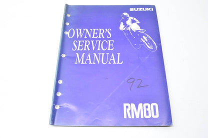 OEM Suzuki 99011-02B26-03A RM80 Owners Service Manual