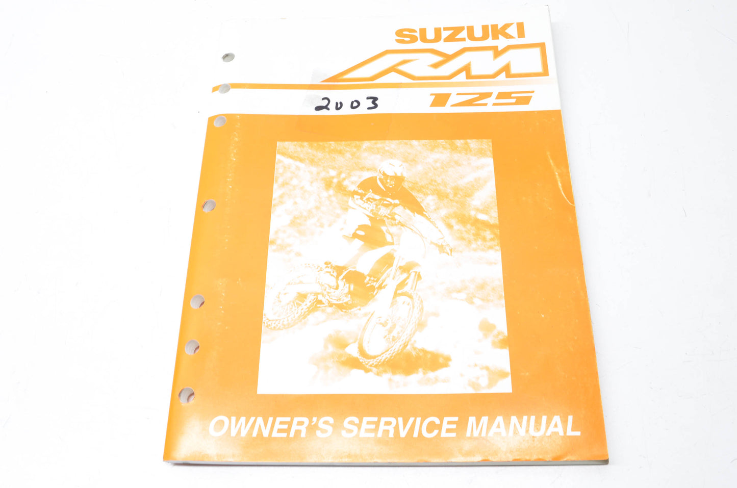 OEM Suzuki 99011-36F52-03A Owner's & Service Manual RM125K3 20