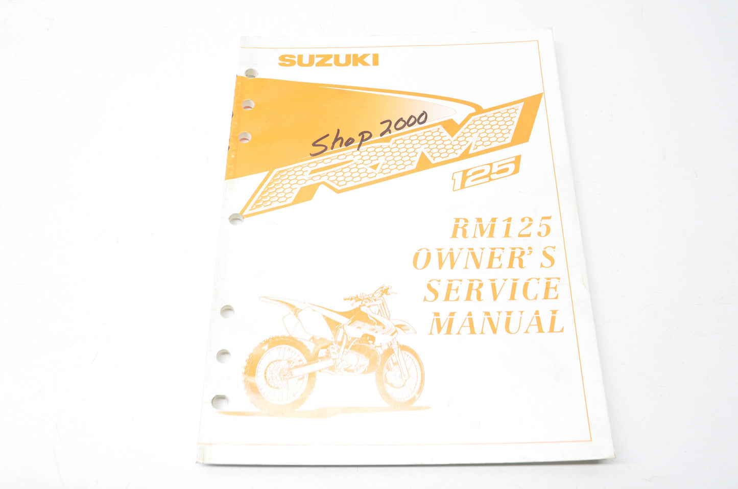 OEM Suzuki 99011-36E54-03A Owner's & Service Manual RM125Y 200