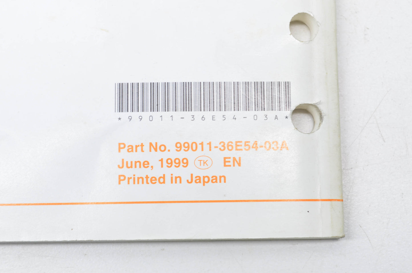 OEM Suzuki 99011-36E54-03A Owner's & Service Manual RM125Y 200