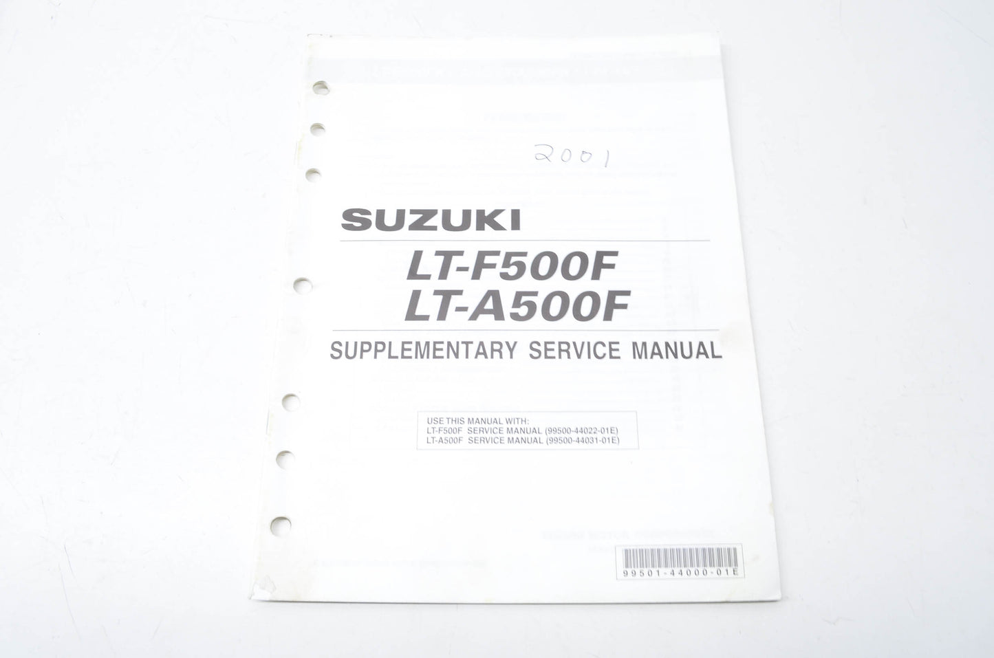 OEM Suzuki 99501-44000-01E LT-F500F LT-A500F Supplementary Service Manual