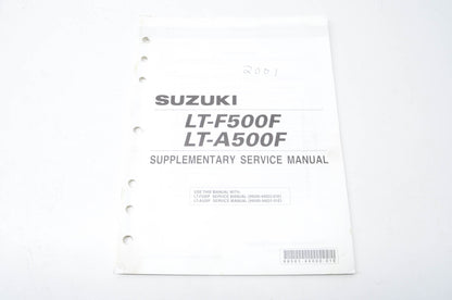 OEM Suzuki 99501-44000-01E LT-F500F LT-A500F Supplementary Service Manual