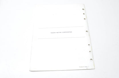 OEM Suzuki 99501-44000-01E LT-F500F LT-A500F Supplementary Service Manual