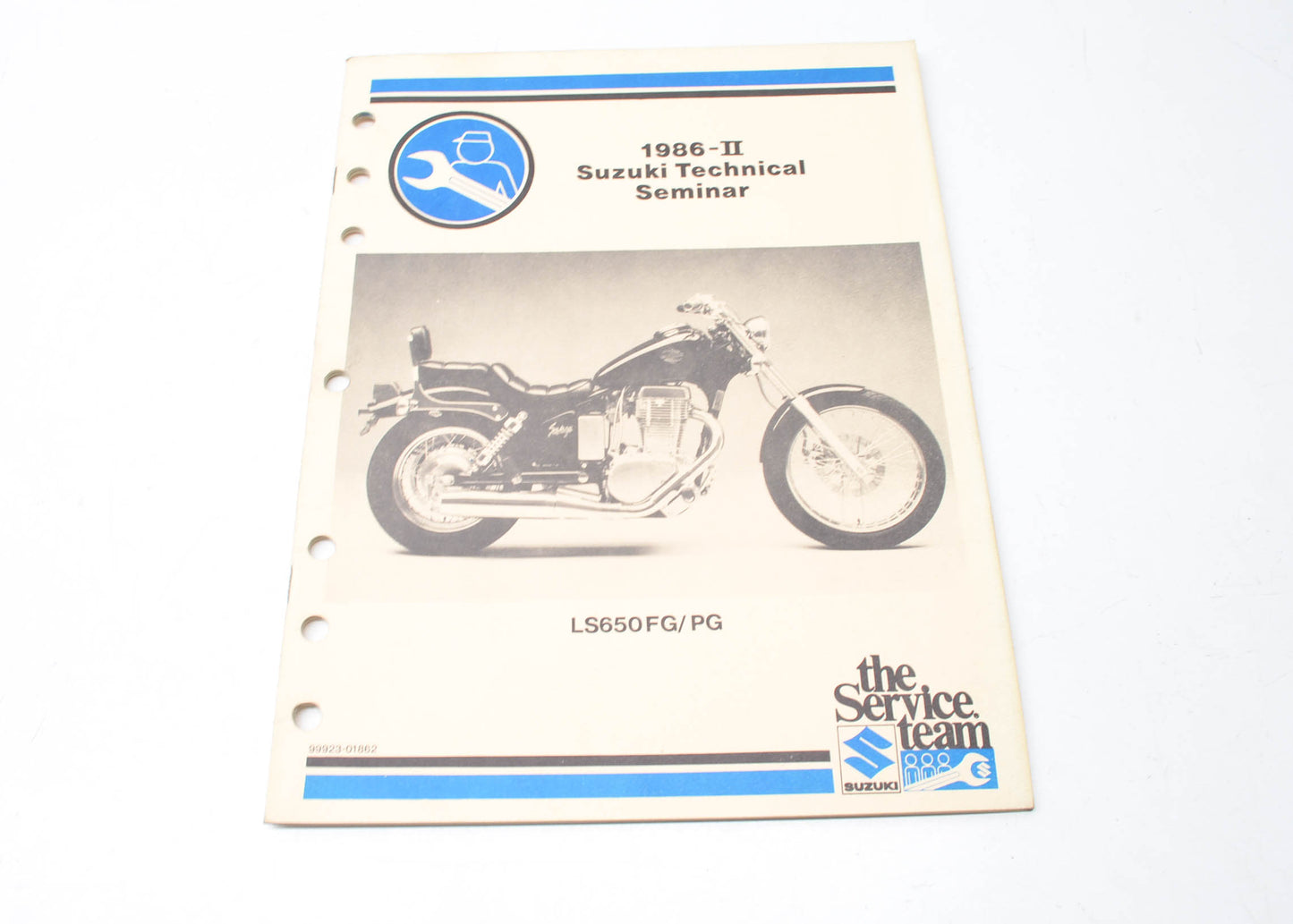 OEM Suzuki 99923-01862 1986-II LS650FG/PG Technical Seminar Manual NOS