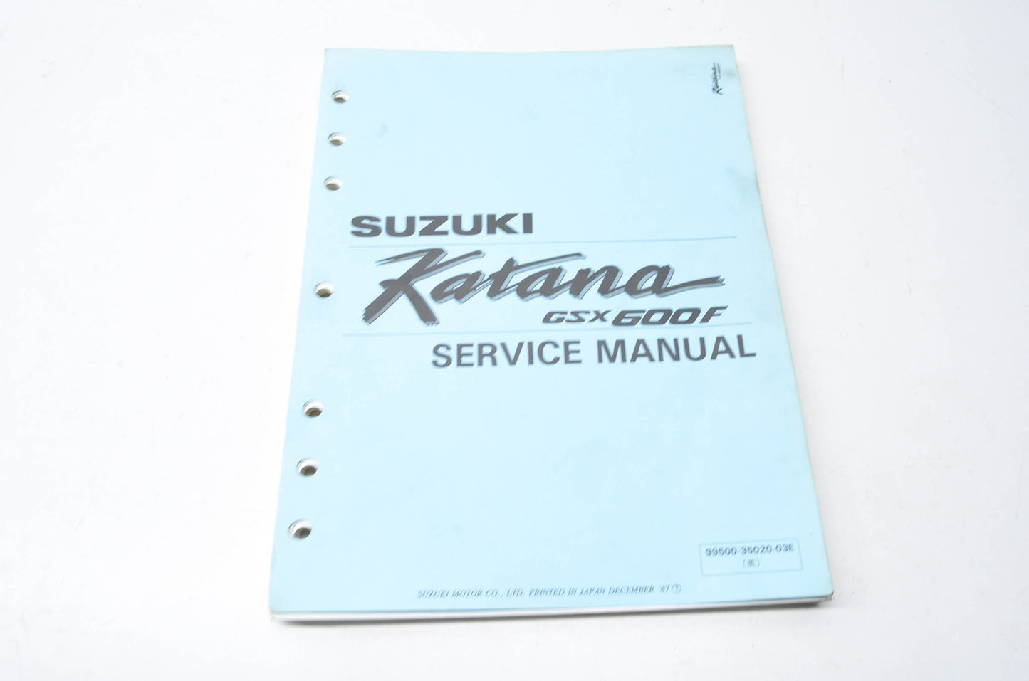 OEM Suzuki 99500-35020-03E GSX600F Service Manual
