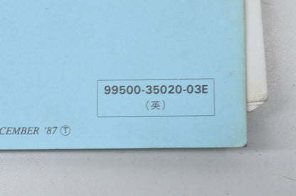 OEM Suzuki 99500-35020-03E GSX600F Service Manual