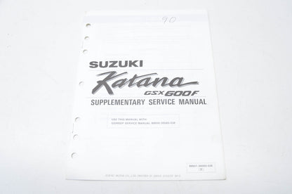 OEM Suzuki 99501-35050-03E Katana GSX600F Supplementary Service Manual