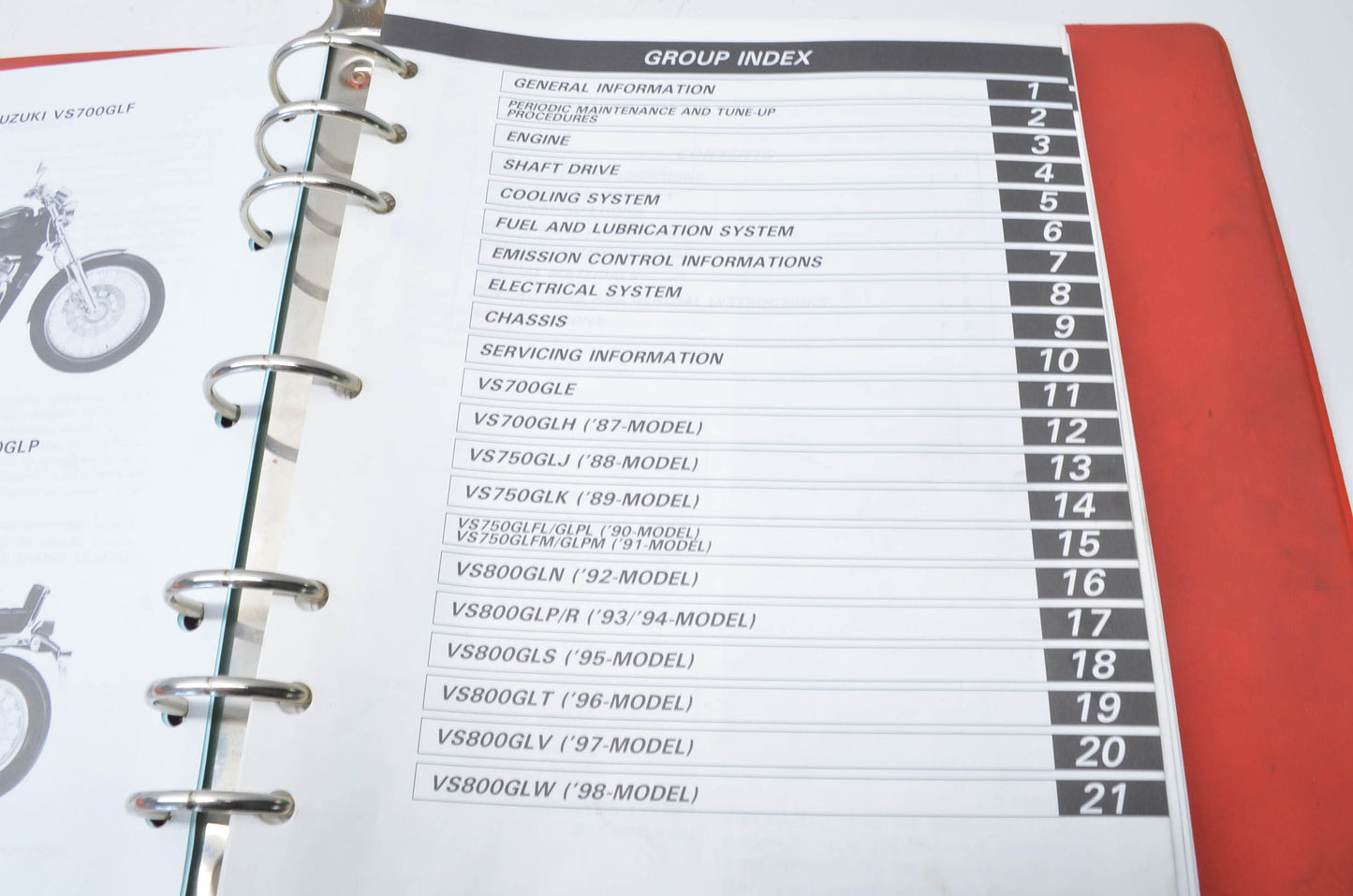 OEM Suzuki 99500-39023-03E VS700GL/750GL, 800GL Service Manual