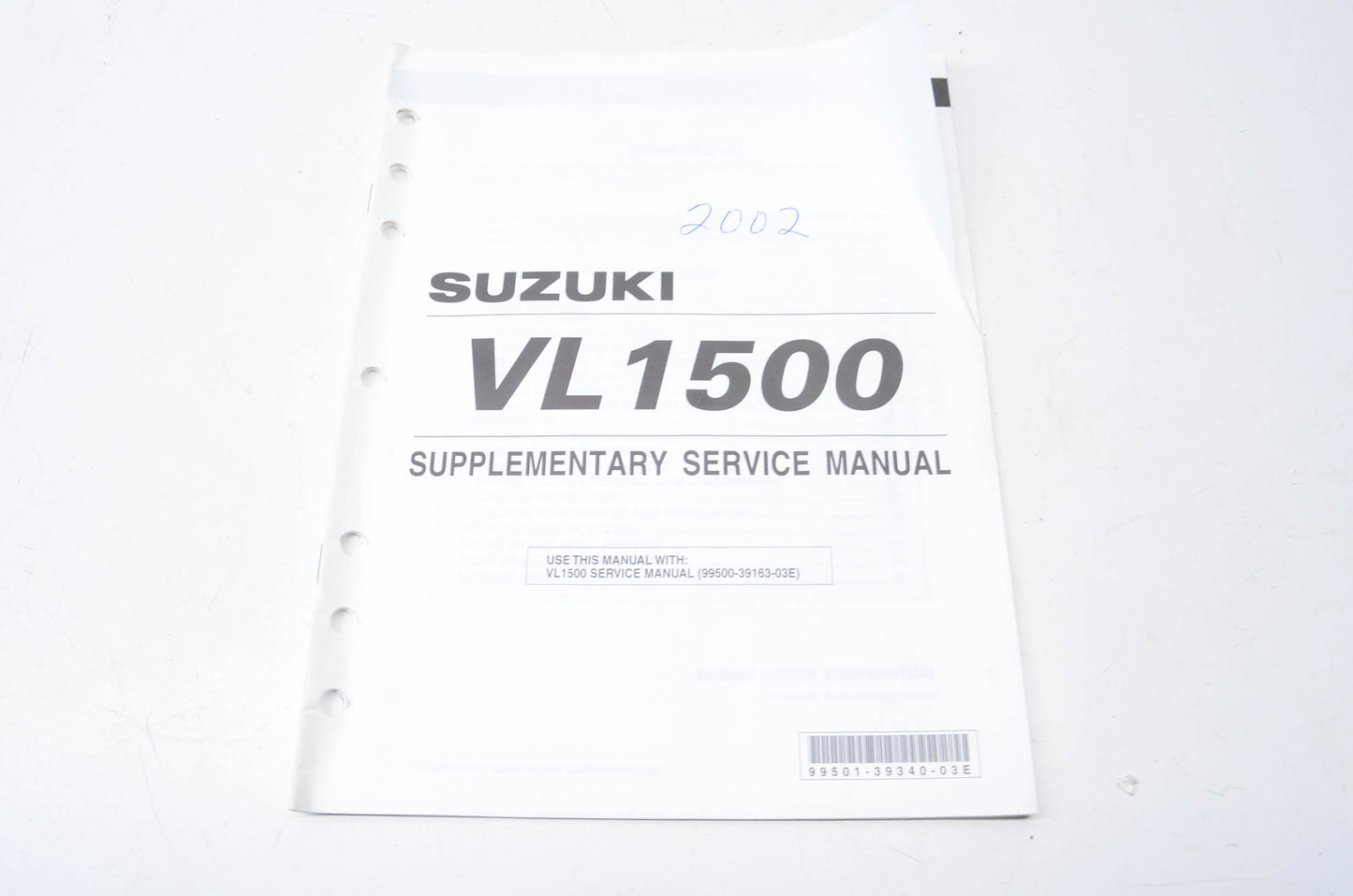 OEM Suzuki 99501-39340-03E Service Manual VL1500/C90