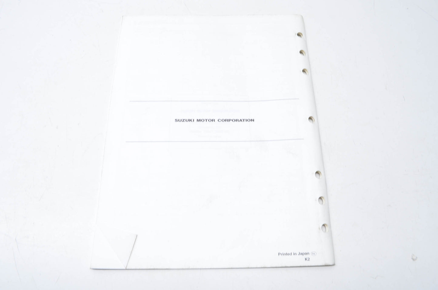 OEM Suzuki 99501-39340-03E Service Manual VL1500/C90