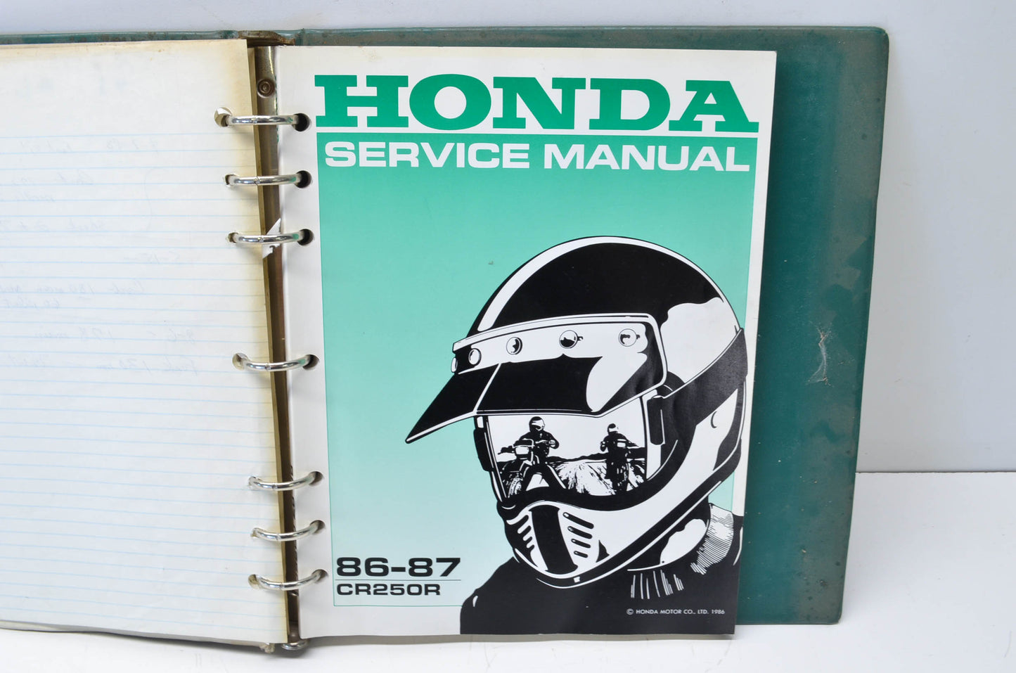 OEM Honda 1986-1987 CR250R Service Manual