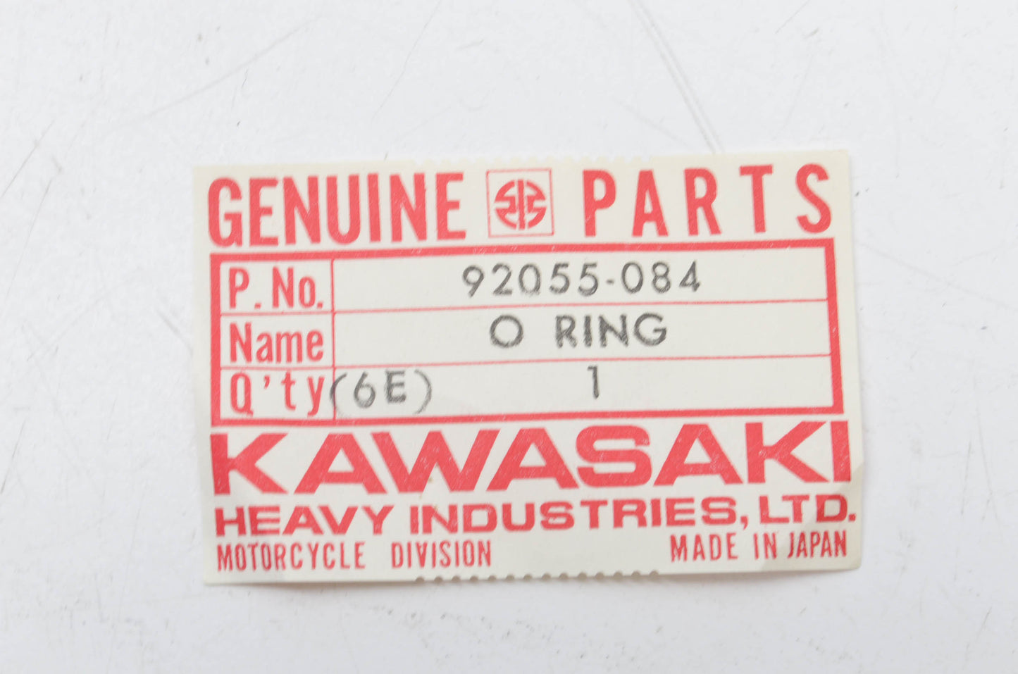 OEM Kawasaki 92055-084 O-Ring NOS