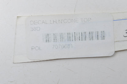 New OEM Polaris 1997-1998 440 XCR Left Cone Top Decal NOS