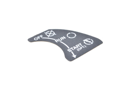 New OEM Polaris Snowmobile Ignition Console Decal NOS