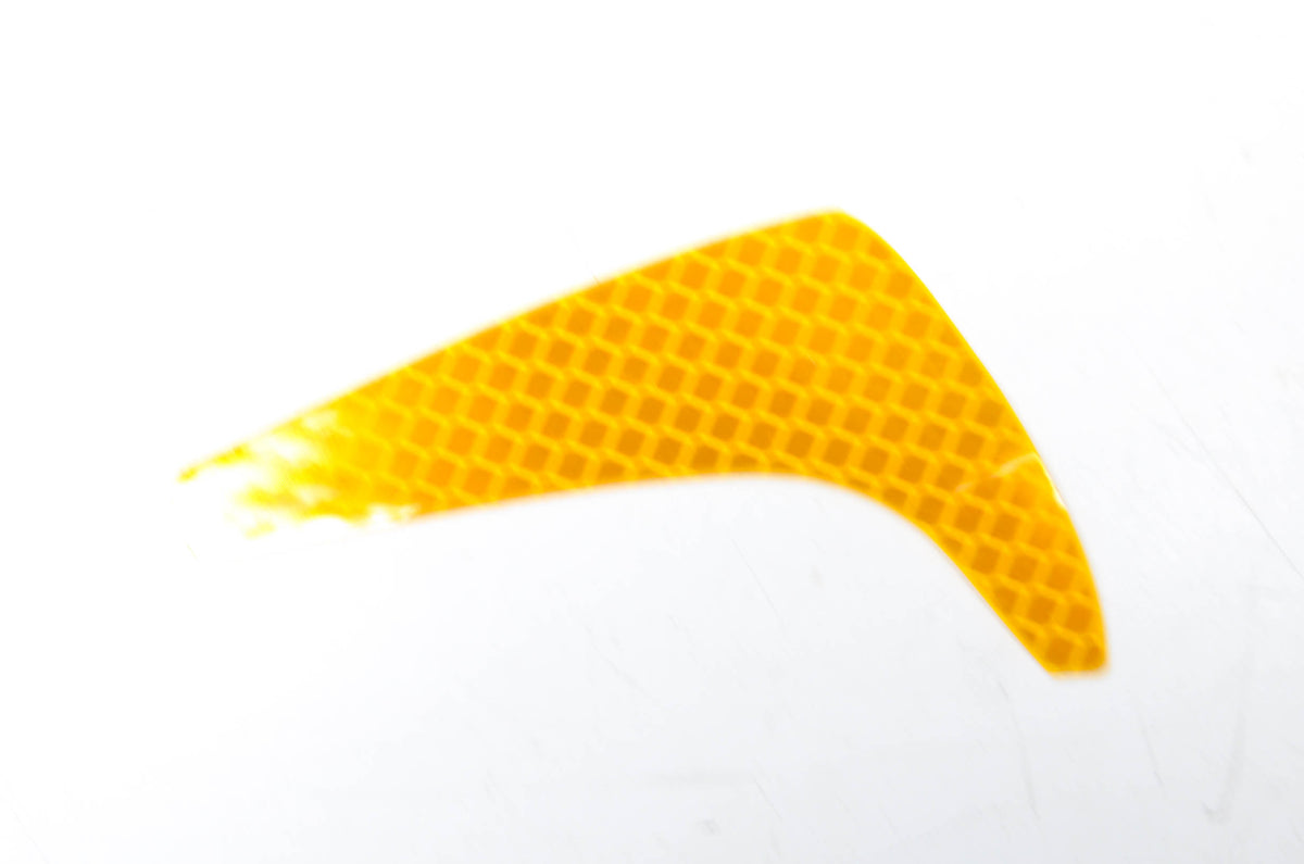 OEM Polaris 7170624 Right Hand Amber Reflector Decal NOS