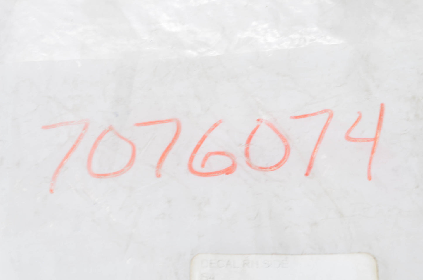 OEM Polaris 7076074 1997 Super Sport Right Side Decal NOS