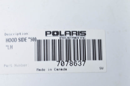 New OEM Polaris 2001 500 XC SP Left Hood Side Decal NOS