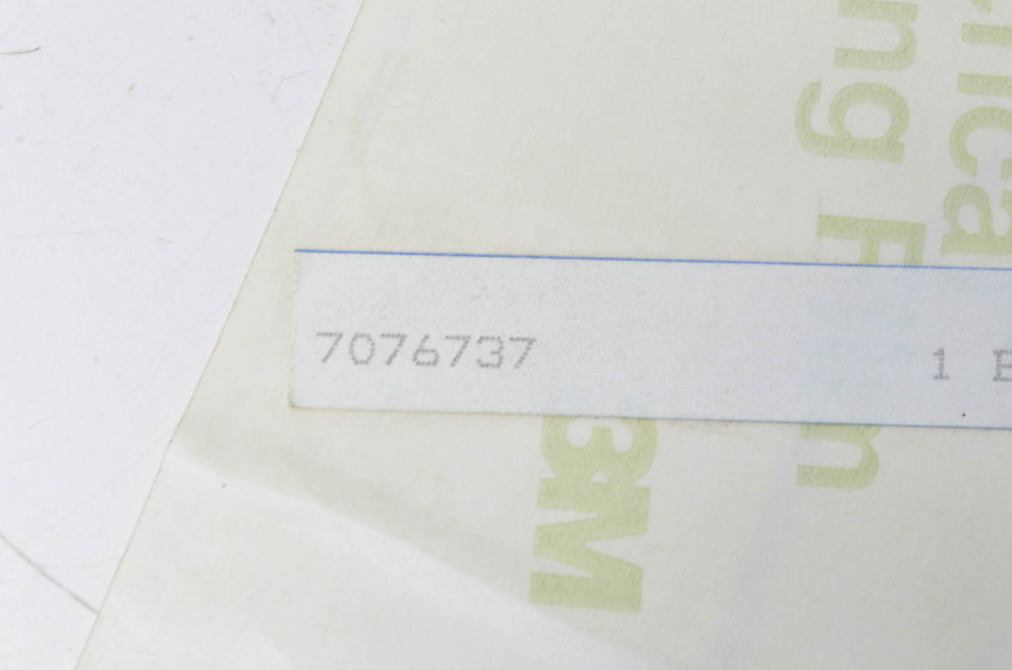 OEM Polaris 7076737 1996 1998 600 XC Side Decal NOS