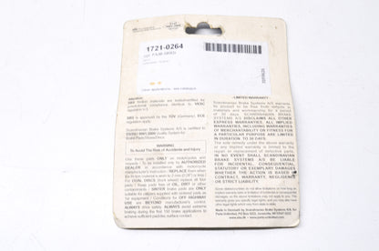 SBS 1721-0264, 512LF Rear Brake Pad Kit NOS