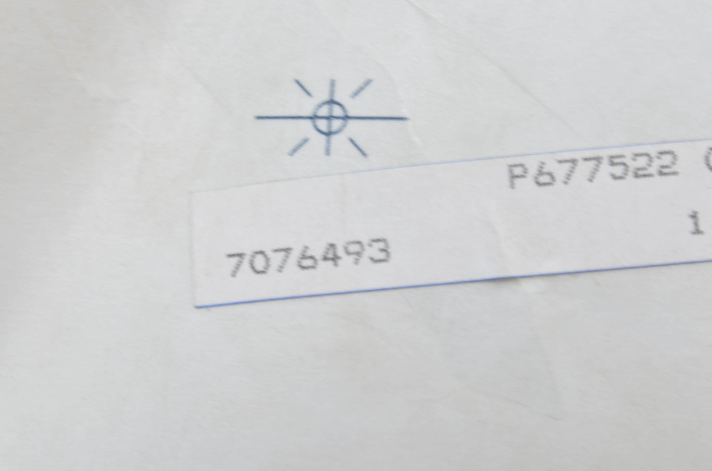 OEM Polaris 7076493 1997 Trail Blazer 400 Sport 400 Right Tank Side Decal NOS