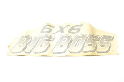 OEM Polaris 7077906 1998-1999 Big Boss 6X6 Decal NOS