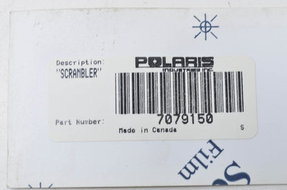 New OEM Polaris 2001 Scrambler 50 90 Decal NOS
