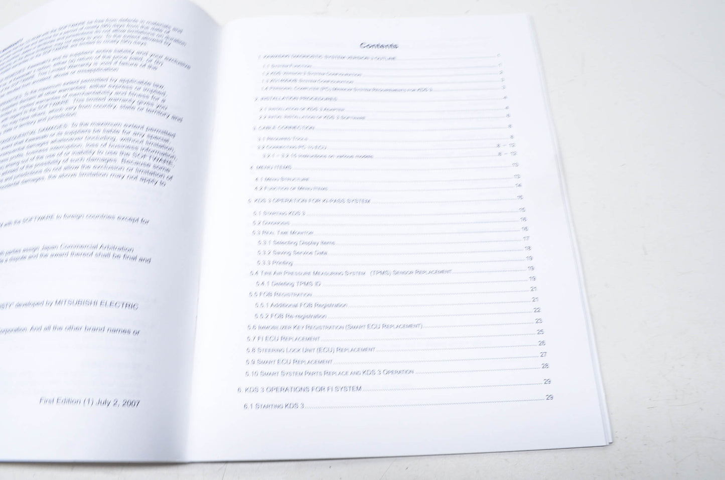 Diagnostic Software Version 3 KDS V.3 Instruction Manual NOS