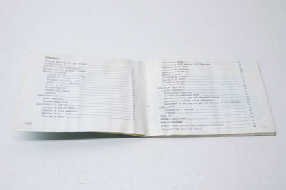 OEM Honda 250/350 Model C72 & C77 Owners Manual