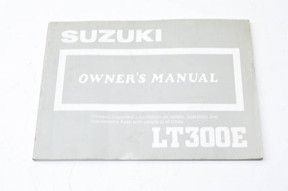 OEM Suzuki LT300E Owners Manual