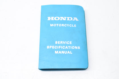 OEM Honda 1979 Motorcycle Service Specifications Manual