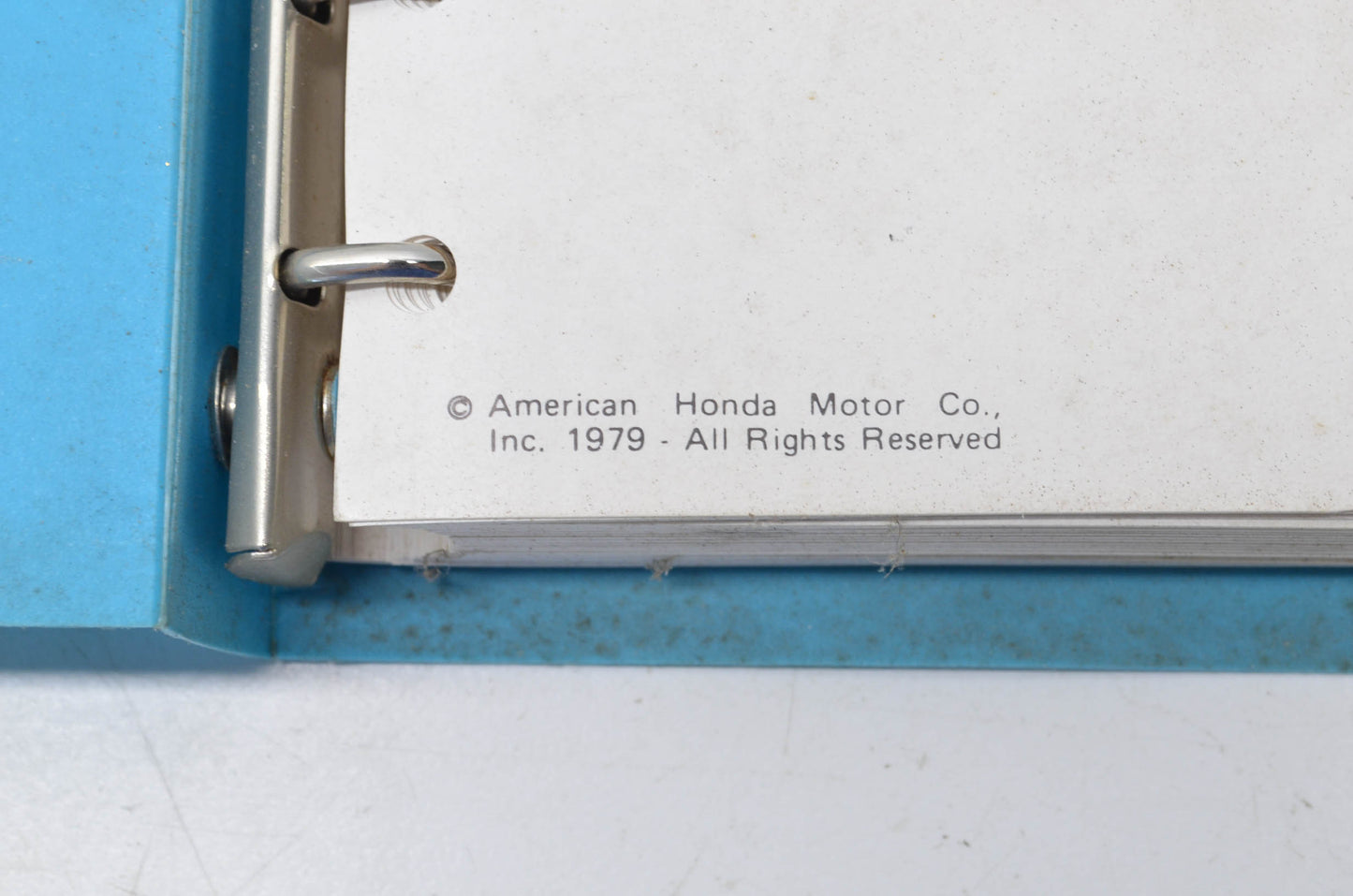 OEM Honda 1979 Motorcycle Service Specifications Manual