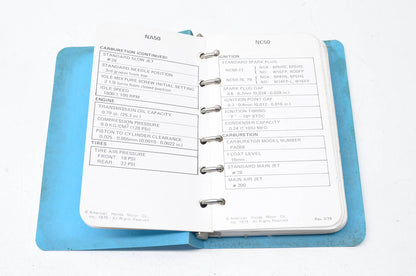 OEM Honda 1979 Motorcycle Service Specifications Manual