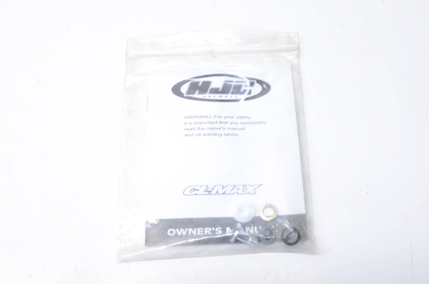 HJC CL-MAX Owners Manual w/ Hardware NOS